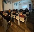 Foto del público durante la charla de Ivan Etchart